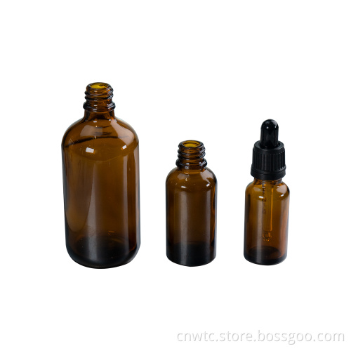 5ml to 100ml Frosted Matte Black Glass Bottles with Droppers: CE & ISO Certified Essential Oil Containers
